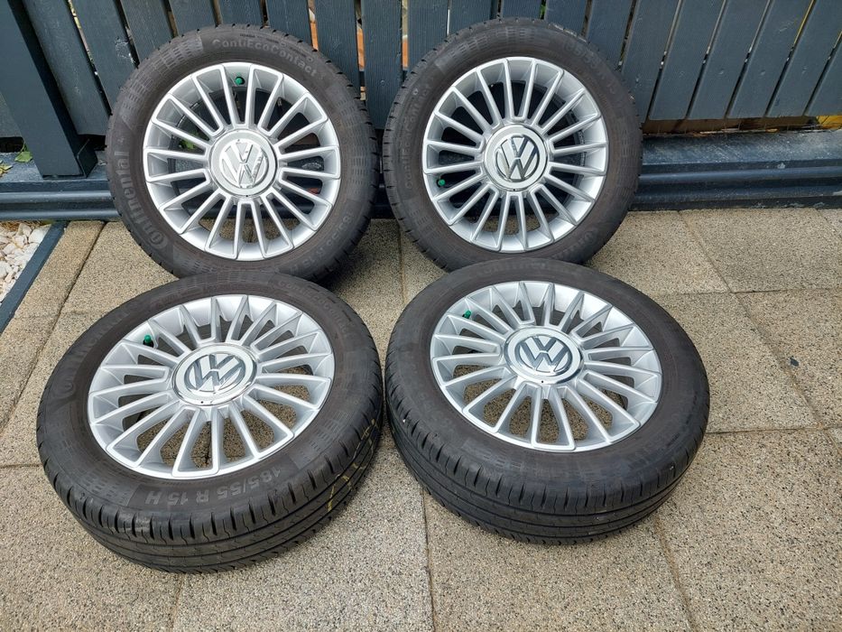 Jante aliaj originale VW Up pe 15, cauciucuri de vara 185 55 15