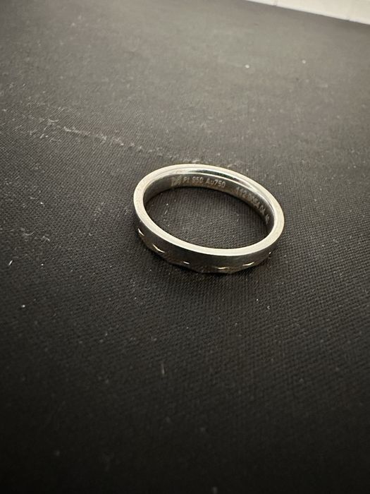 Inel Aur Si Platina Roz 18k 8 grame ! Marime 61