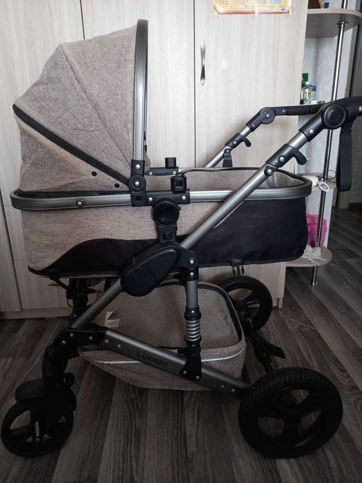 Коляска 3 в 1 Luxmom б/у
