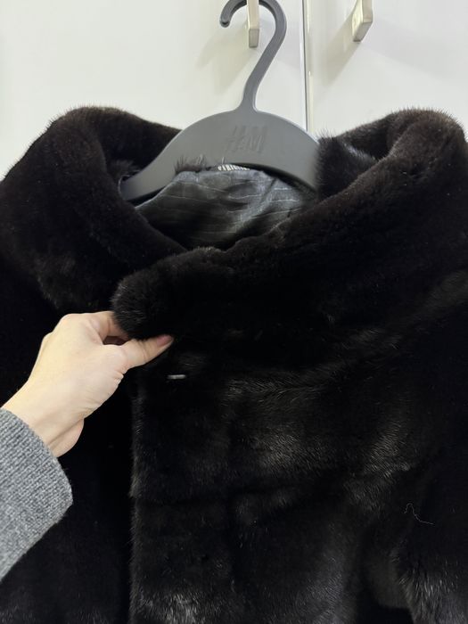 Шуба черная Автоледи