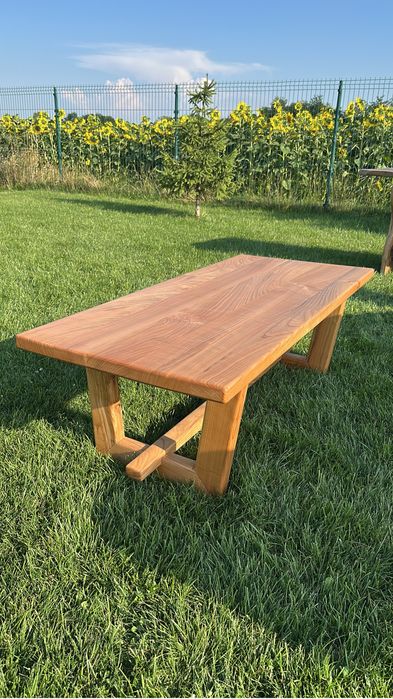 Blat masa / Masa lemn masiv Stejar, Nuc, Cires