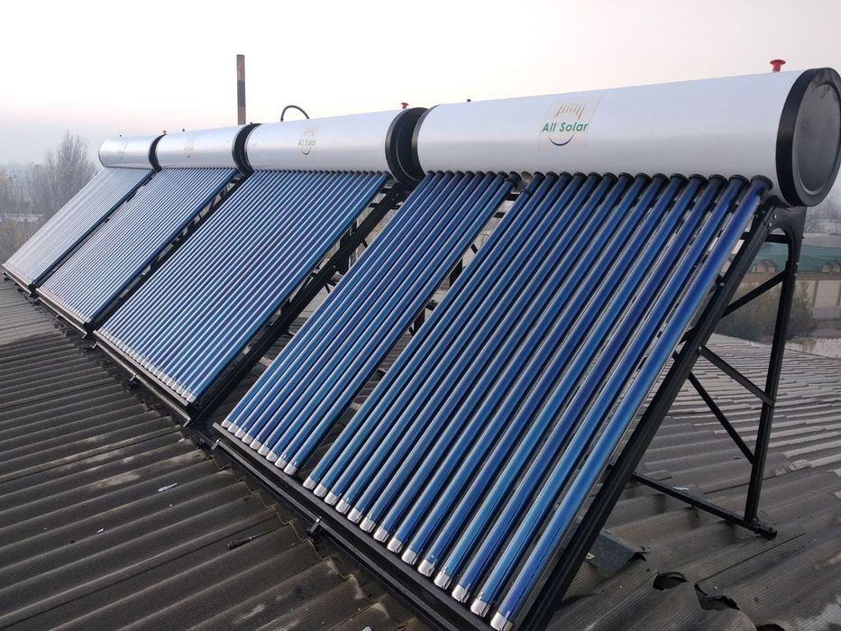 Қуеш сув иситгич ўрнатиш  установка солничние воданагреватель