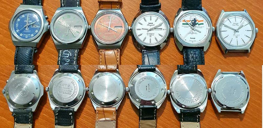 CITIZEN automatic,  RICOH automatic, НМТ handwinding & automatic