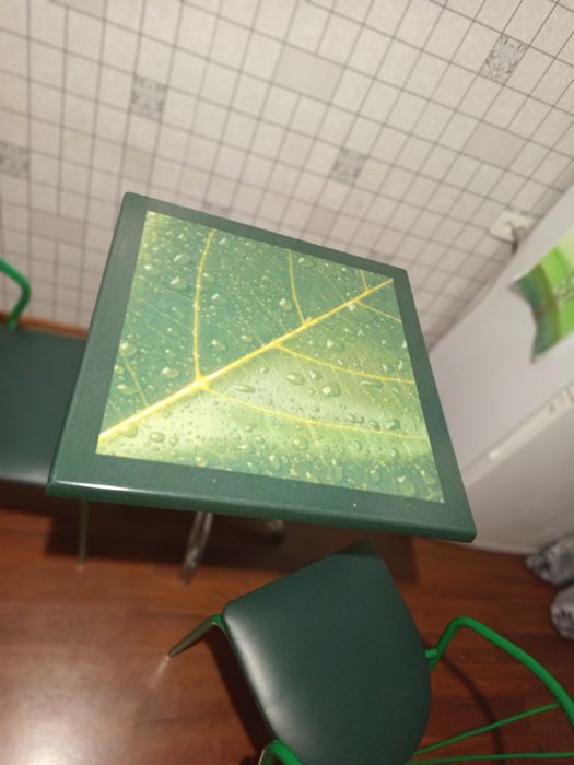 Стол со стульями б/у