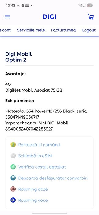 Motorola g54, Power Edition, 256GB, 12GB RAM, 5G