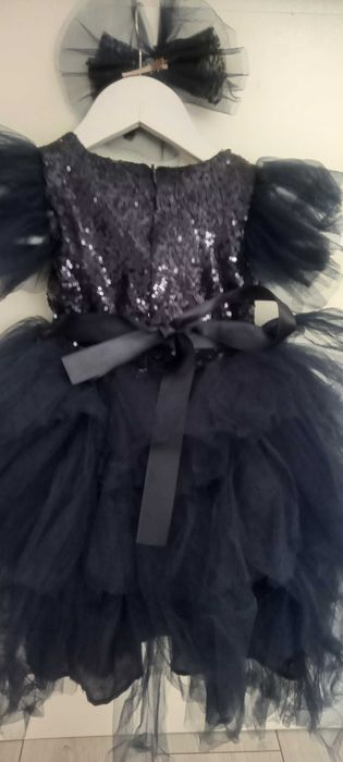 Детска официална рокля с богат тюл