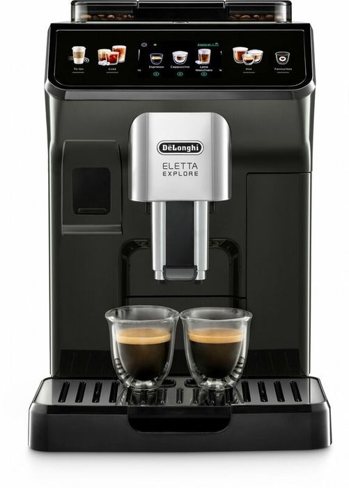 Кофемашина DeLonghi ECAM450.55. G цвет черный мощность 1450Вт