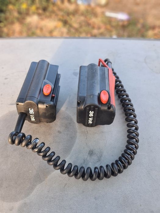 Hilti adaptor baterie și baterie36v și makita 24v
