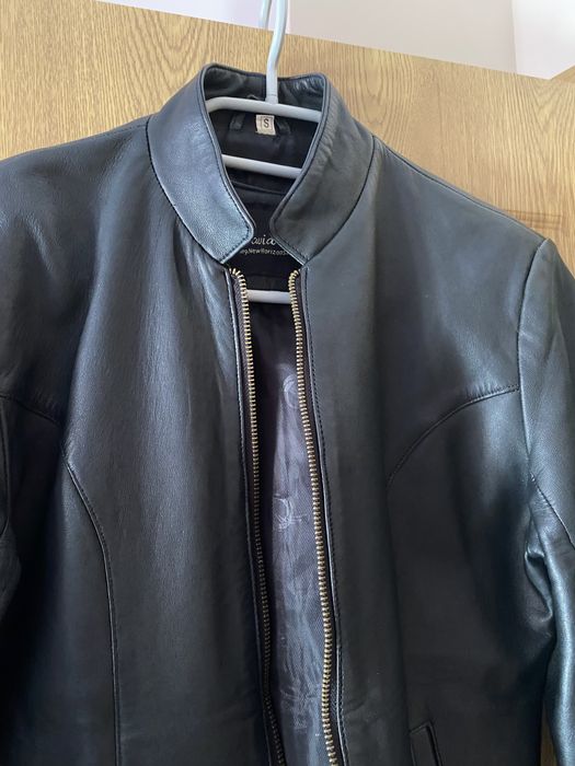 Естествена кожа  дамско яке