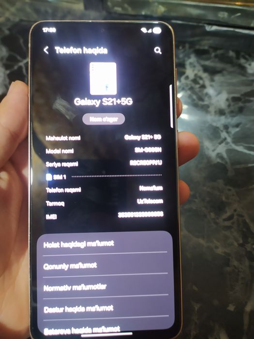 Samsung  Galaxy S21 +5 G