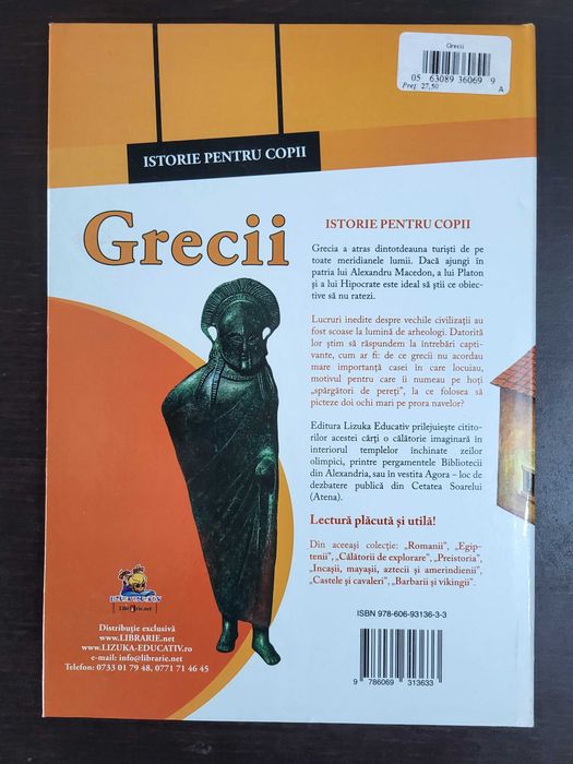 carte educativa GRECII mini enciclopedie