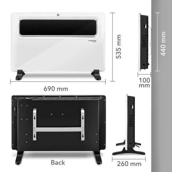Конвектор TROTEC TCH 1510 E Отоплителна мощност до 1500 W