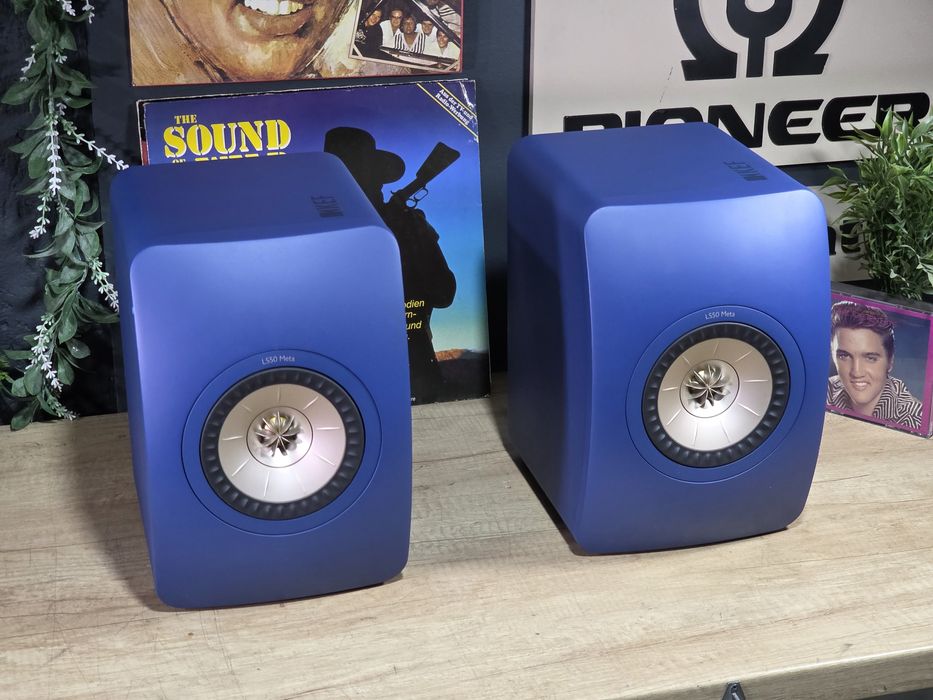 Boxe de raft pasive  KEF LS50 META blue bookshelf