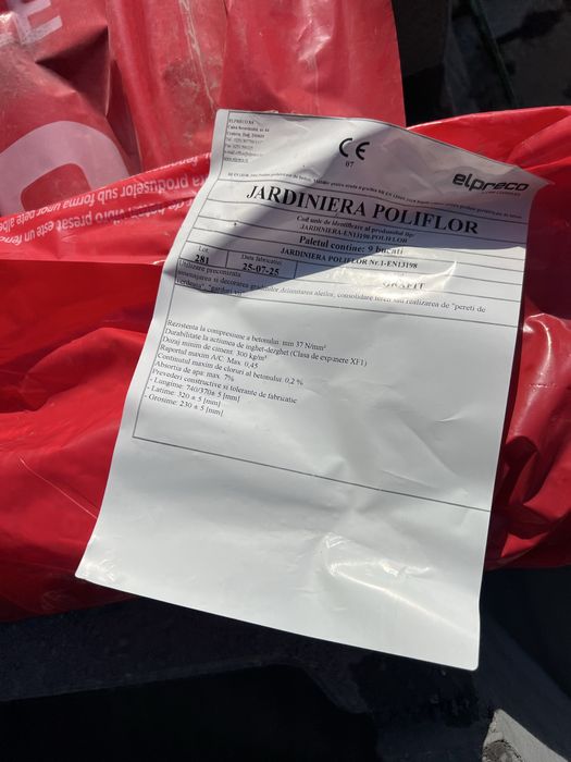 Jardiniere Poliflor Elpreco GRI sau GRAFIT produs NOU