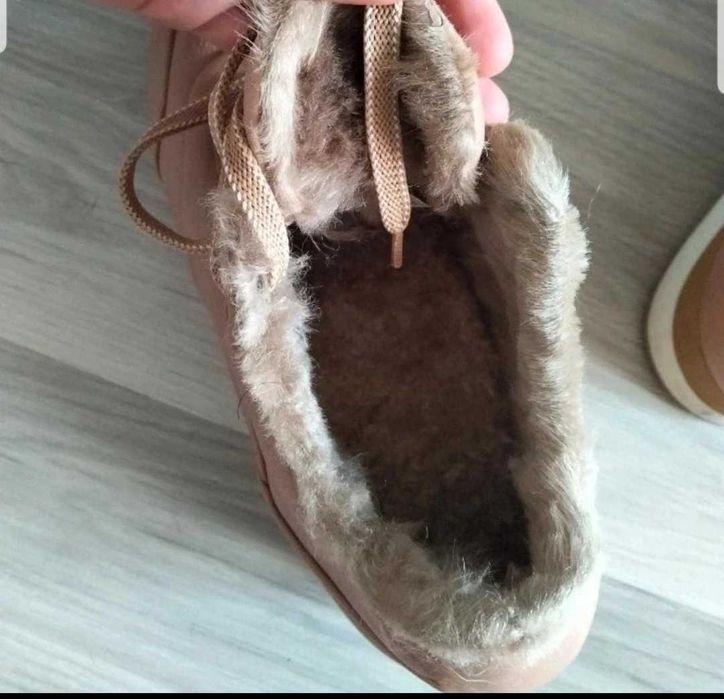 Botine  piele naturală Max Mara, mărimea 40, căptușite