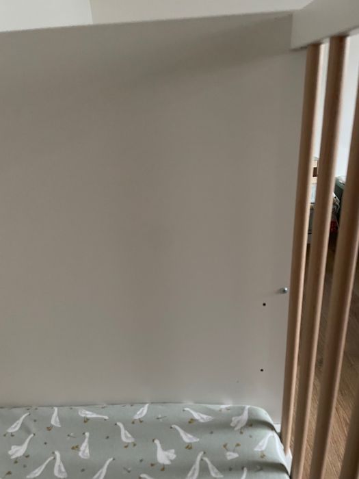 Patut Ikea cu saltea de cocos si protectii