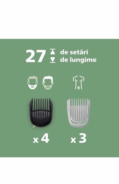 Комплект OneBlade & Тример за брада и коса 13 в 1 Philips