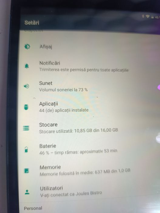 Tableta lenovo 7 inch pe tru copii cu magazin play funcțional