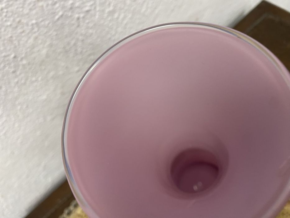 Италианска ваза от духано стъкло Италия 1950 1960