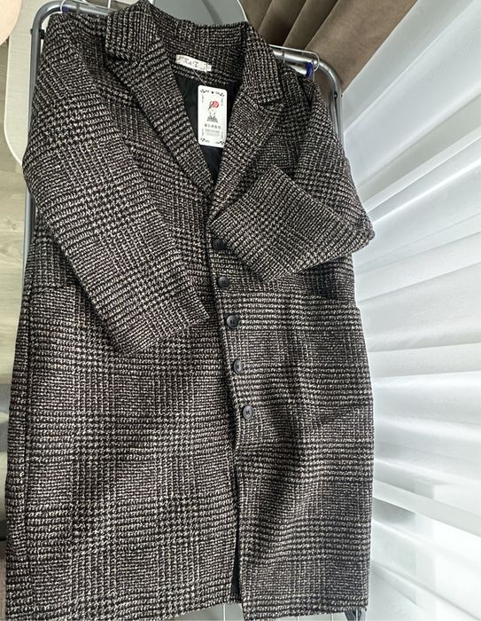 Пальто коричневое