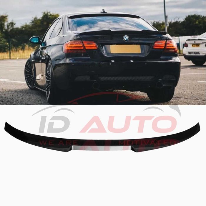 Тунинг Спойлер за BMW E92 (2006–2013) – M4 стил – черен гланц, бмв е92 лип тунинг