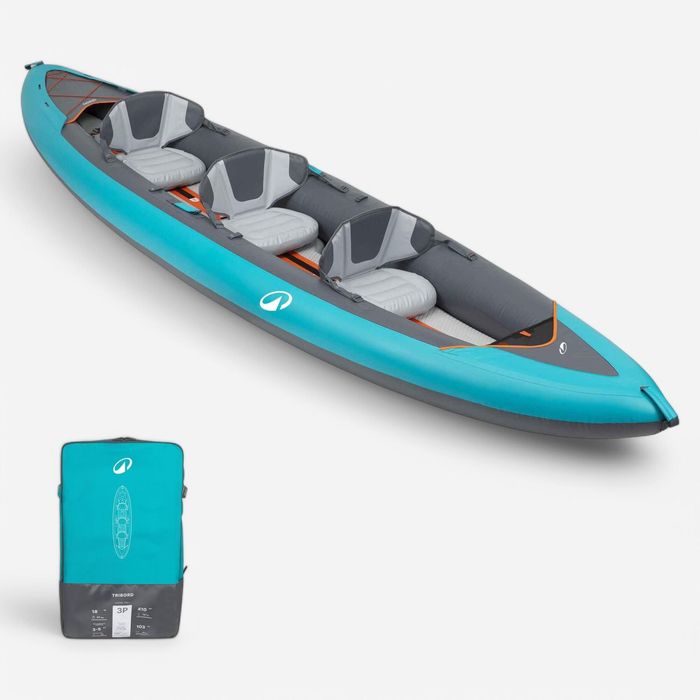 Caiac-canoe gonflabil 2/3 locuri Tribord - produs resigilat Decathlon