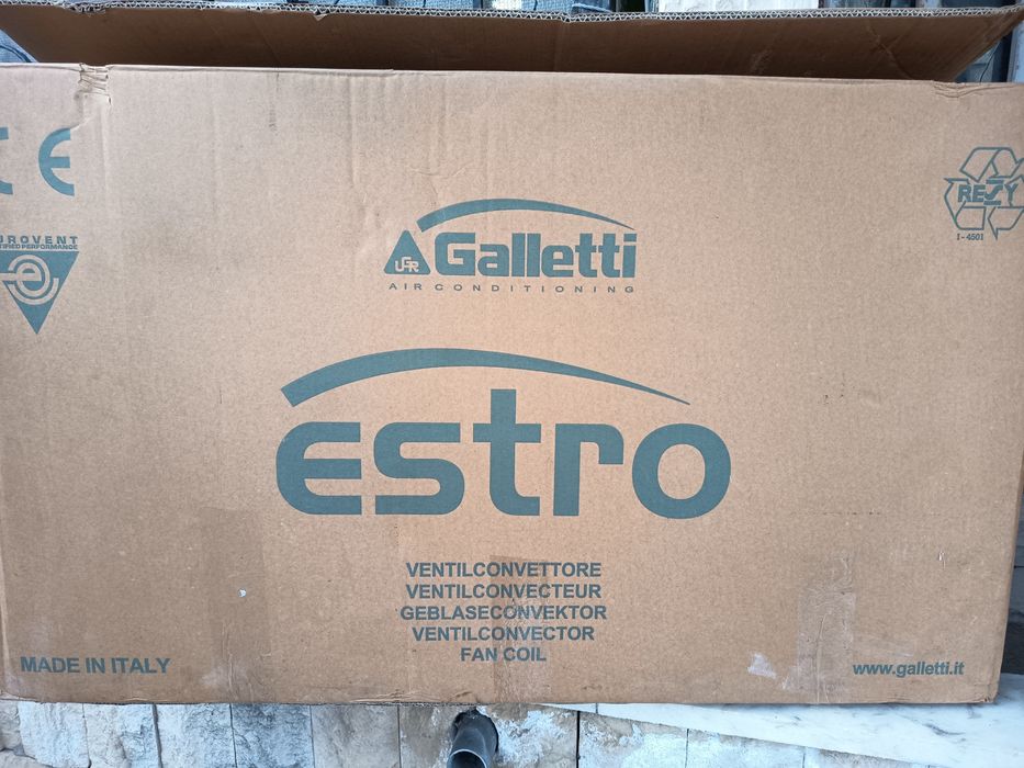 Воден вентилаторен конвектор за вграждане