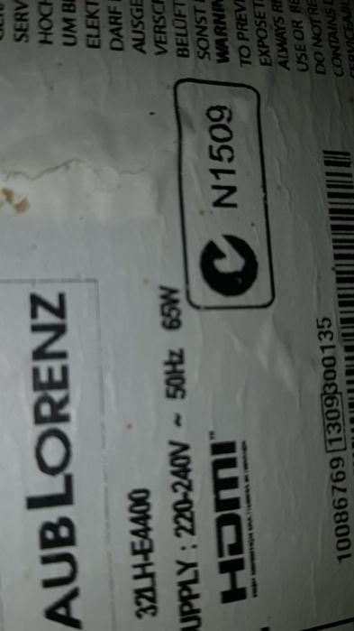 Телевизори за части