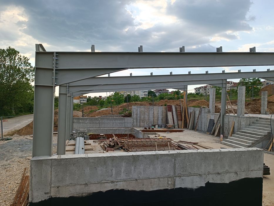 Метални халета , конструкции по ваш проект .