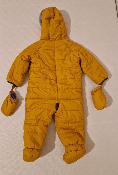 Combinezon de iarnă pentru bebeluși George, galben pt. copii