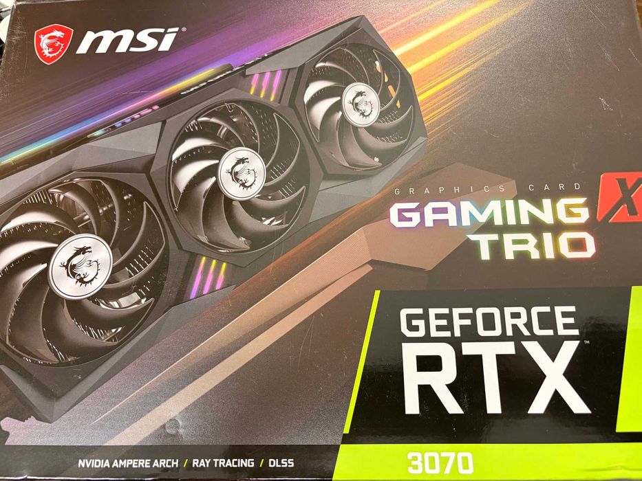 MSI GeForce RTX 3070 GAMING X TRIO 8GB GDDR6 видеокарта Nvidia