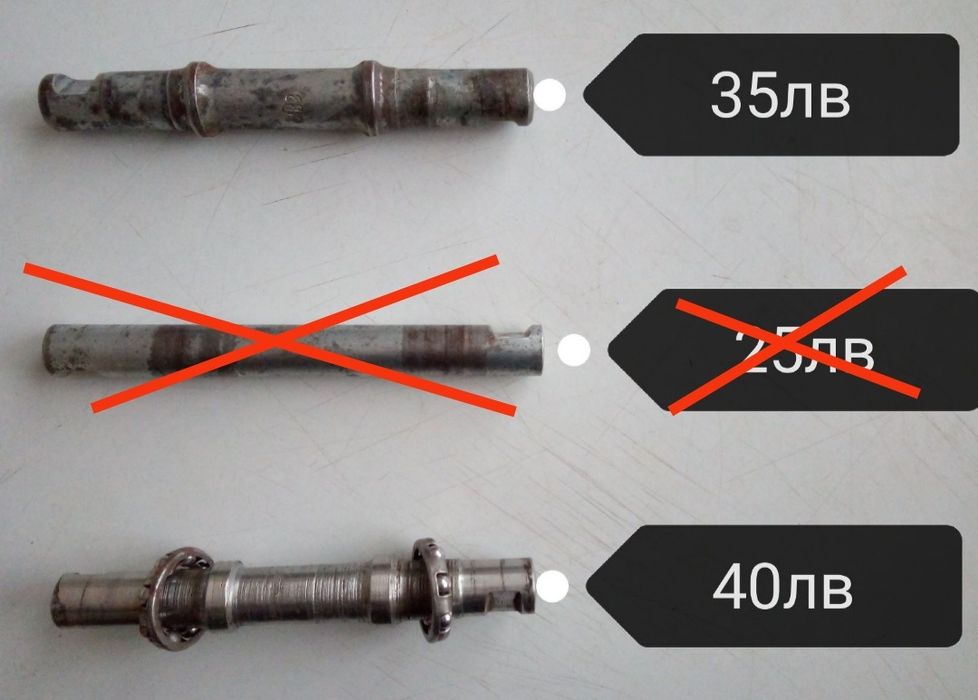 Предпазител, челюсти за спирачка, ос за централно за велосипед