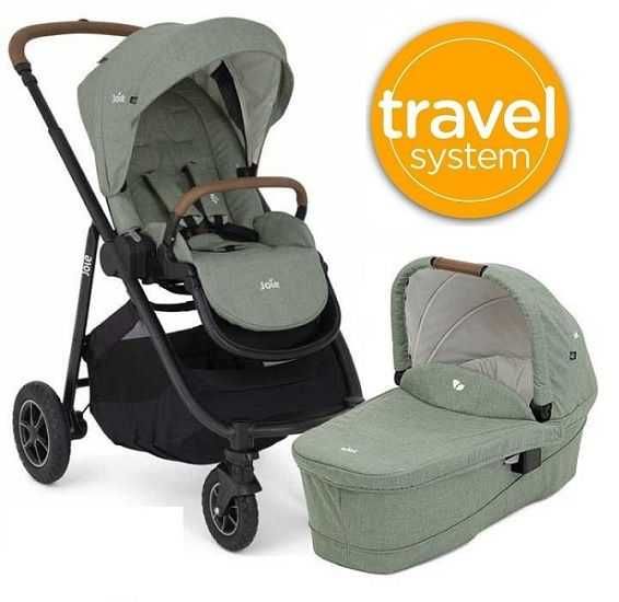 Joie Versatrax 2в1 коляска с реверсивным блоком и люлькой, до 22 кг