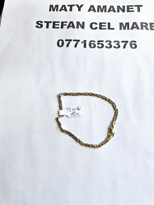 Vand bratara din aur 18 k 3.23 g cod 629