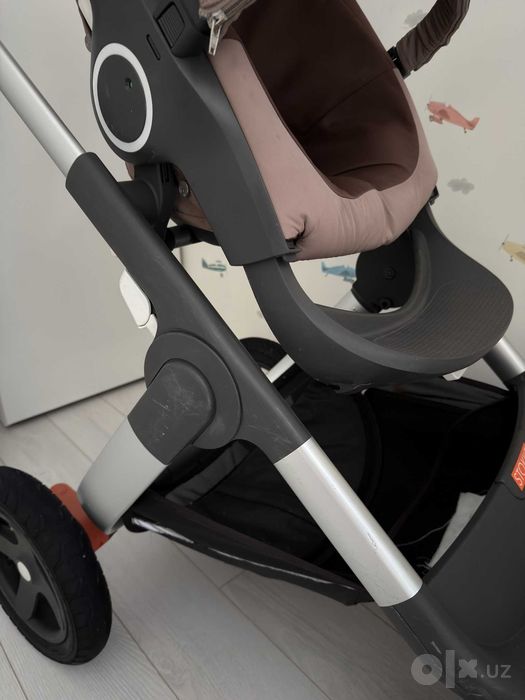 Коляска Stokke Trailz 2 в 1: люлька + прогулка, после химчистки