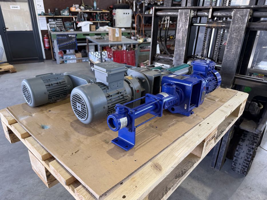 Нова шнекова/винтова помпа Netzsch 150-1000 l/h