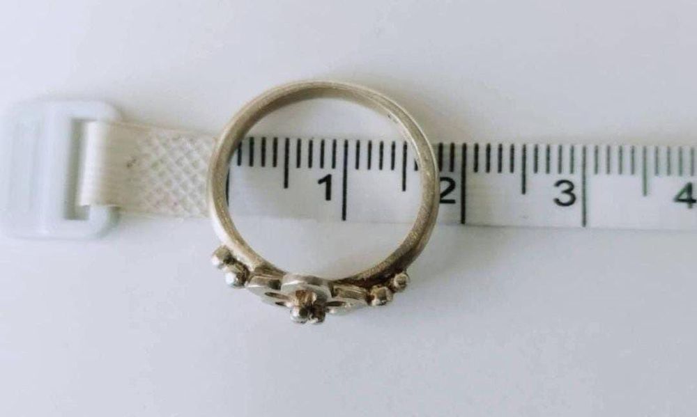 Vechi inel argint 925 placat cu aur