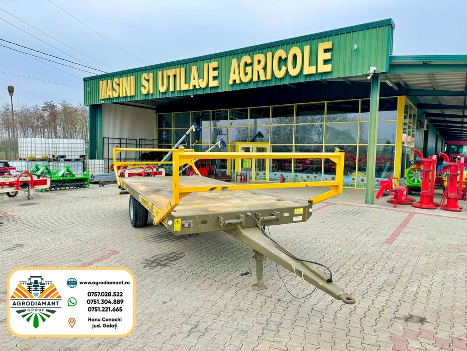 Remorca baloti 7.10m URANUS SPE 7.10 6 tone, an 2020, adus din Franta