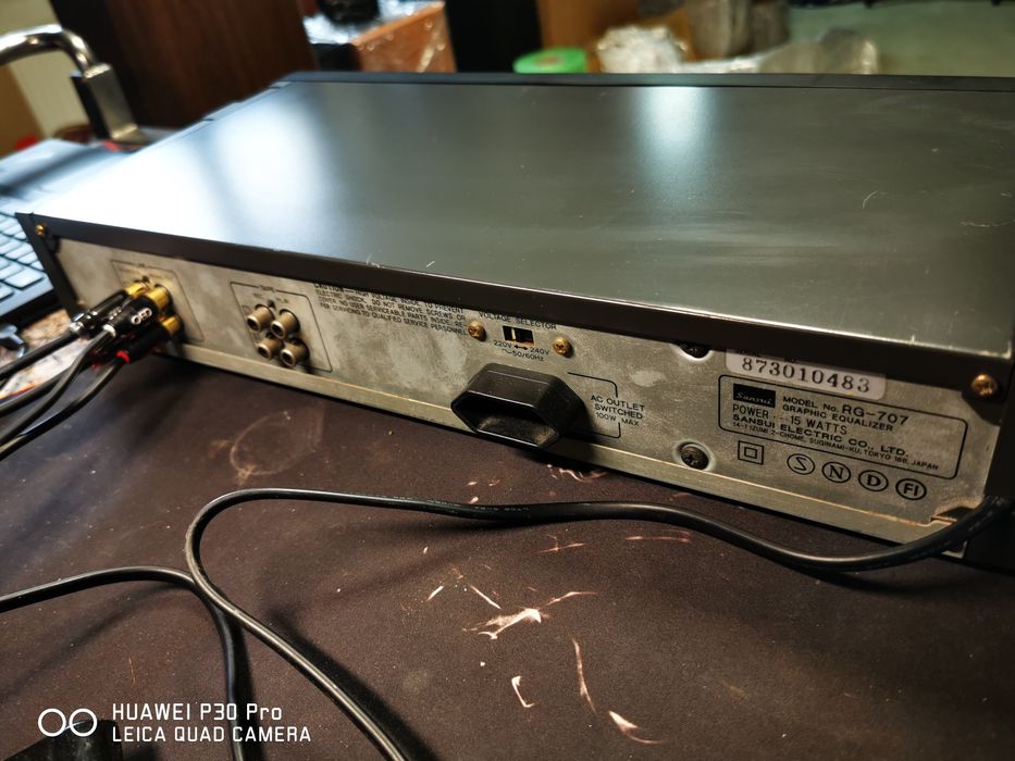Egalizator grafic Sansui RG 707