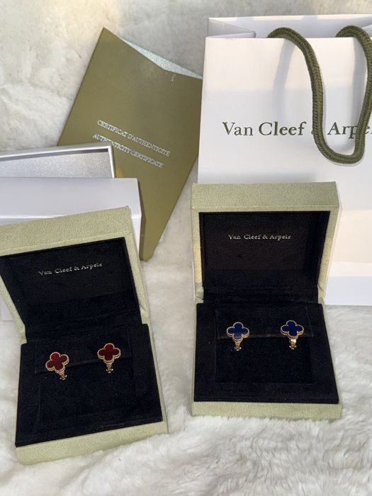 Van cleef 750 проба серьги