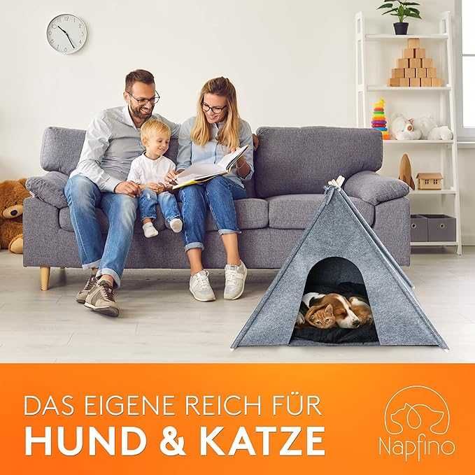 Уютна кучешка и котешка къщичка [60 x 60 x 45 см]