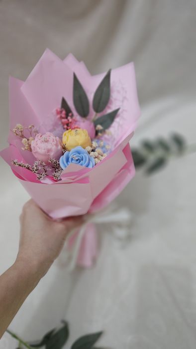 Букет от свещи за подарък