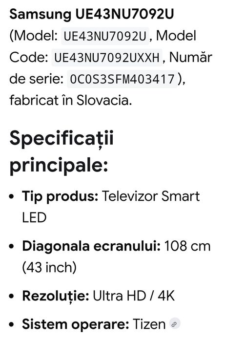 Smart TV Samsung