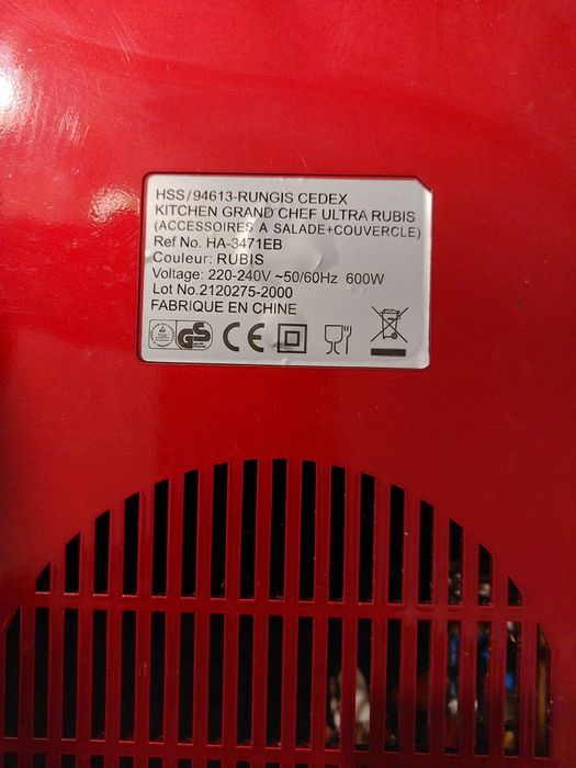 Vand Robot Bucatarie Kitchen Grand Chef Ultra Rubis