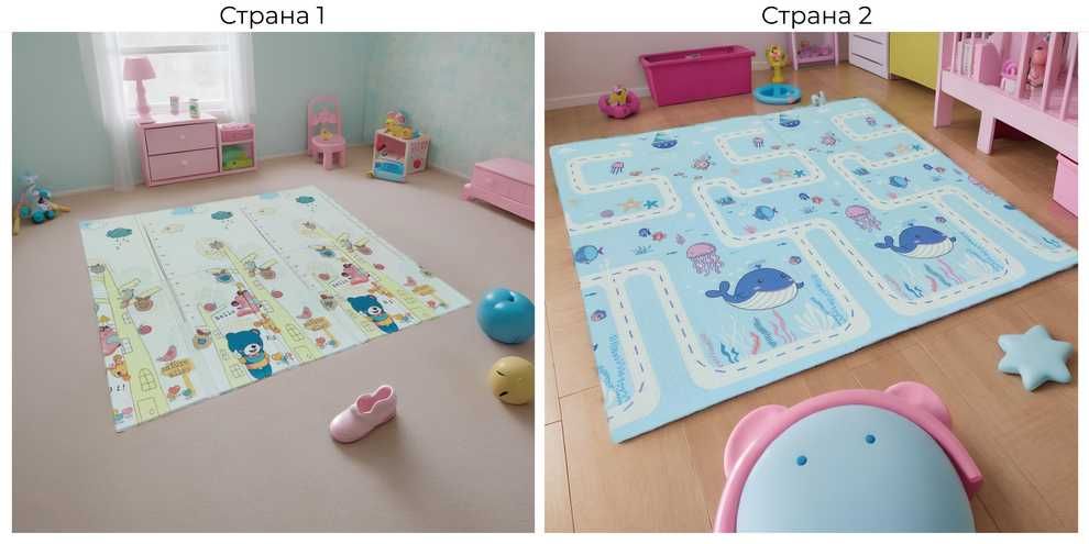 Постелка килим за игра