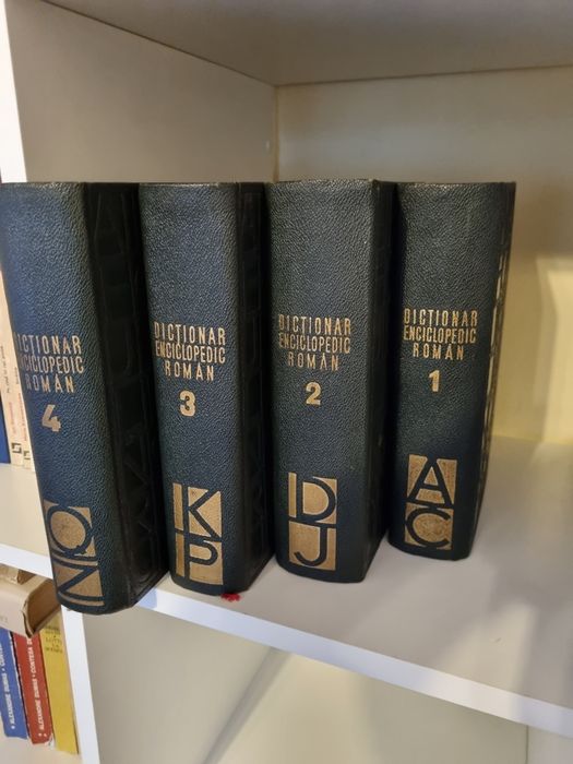 Dictionar enciclopedic roman, 4 vol, ed. Politica, '62, '64, '65, '66