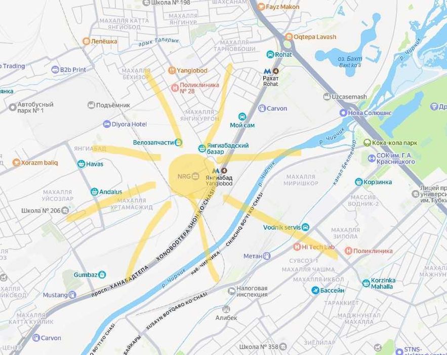 Yu  2х комнатная 64,7м2 квартира ЖК NRG Zamon метро Янгиабад