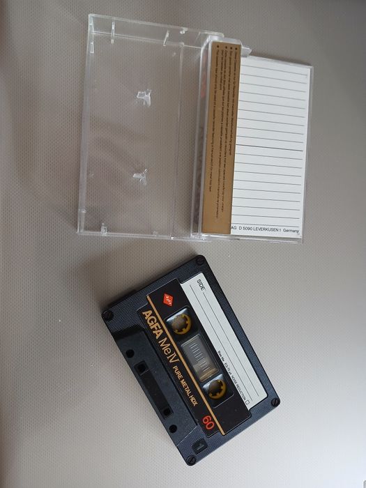 Casetă audio Metal Agfa HDX de 60min