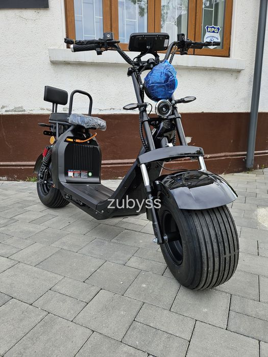 Scuter Electric Citycoco CP1 1500W  25-45km/h fără permis  2026