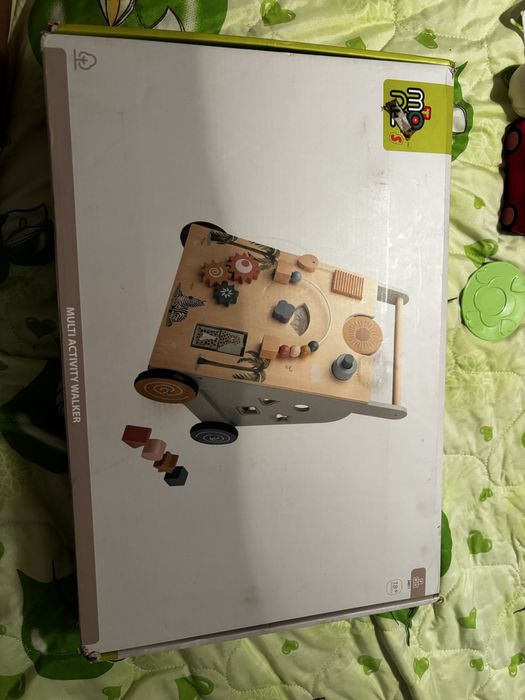 Дървена играчка за прохождане Moni Toys